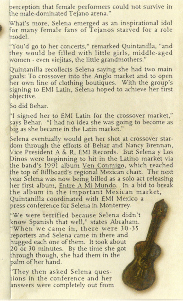 Selena : Dreaming Of You (Cass, Album, Dol)