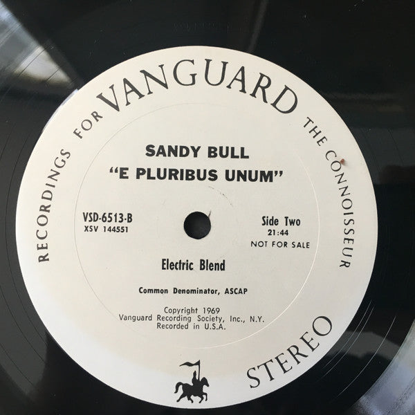 Sandy Bull : E Pluribus Unum (LP, Album, Promo)