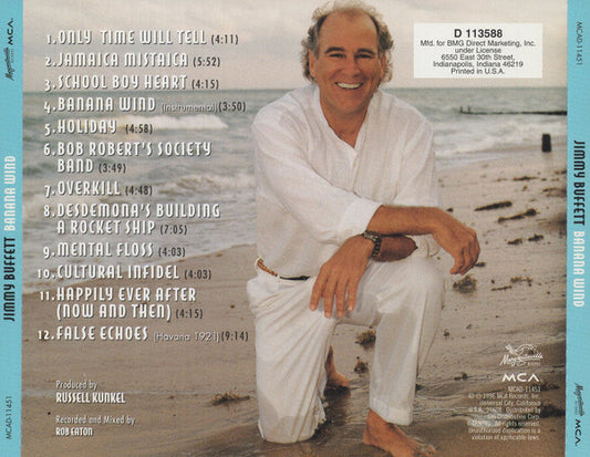 Jimmy Buffett : Banana Wind (CD, Album, Club)