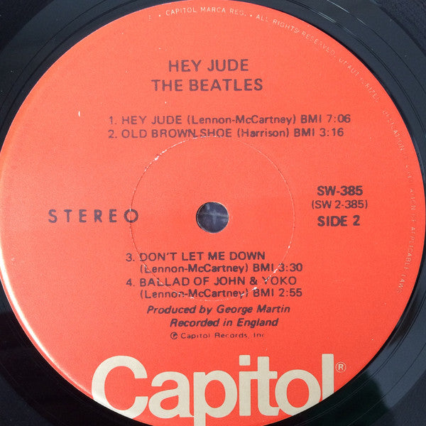 The Beatles : Hey Jude (LP, Comp, RE, Jac)
