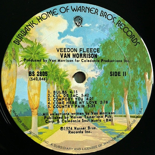 Van Morrison : Veedon Fleece (LP, Album, Pit)