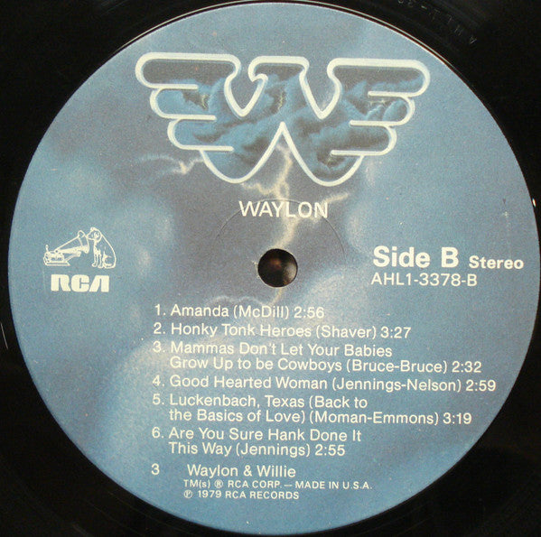 Waylon* : Greatest Hits (LP, Comp, In)