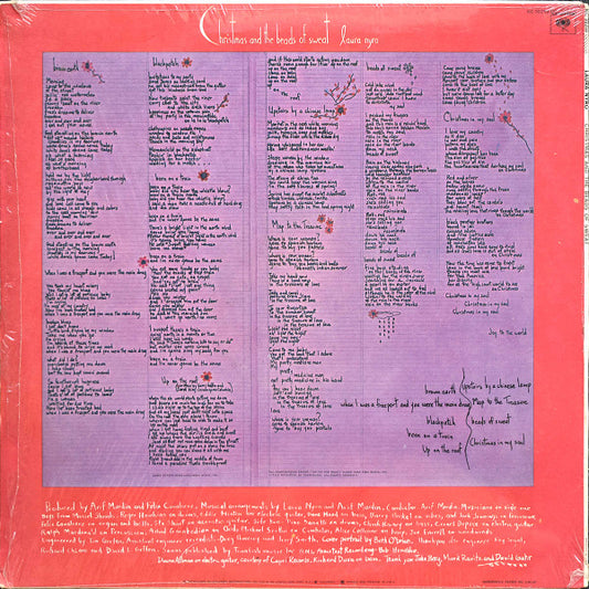 Laura Nyro : Christmas And The Beads Of Sweat (LP, Album, Pit)