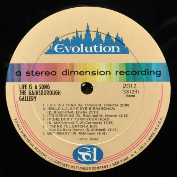 The Gainsborough Gallery : Life Is A Song (LP, Album)