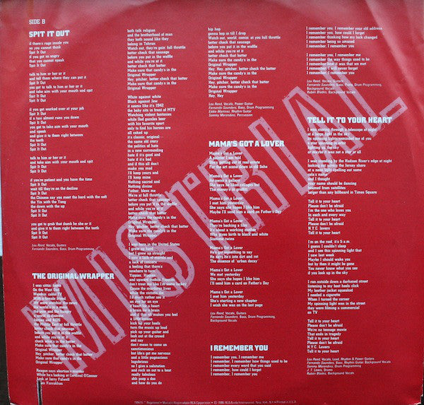 Lou Reed : Mistrial (LP, Album, Ind)