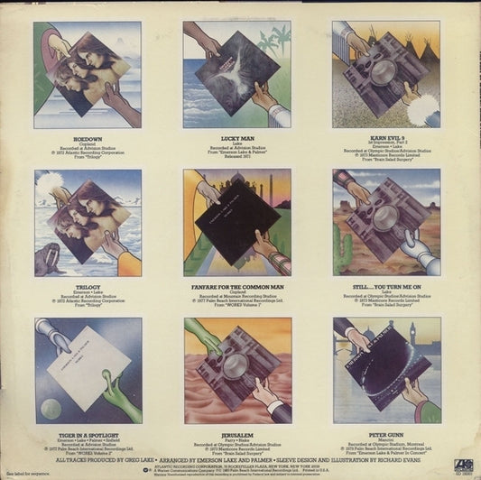 Emerson, Lake & Palmer : The Best Of Emerson Lake & Palmer (LP, Comp, -SP)