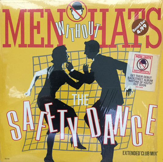Men Without Hats : The Safety Dance (Extended ‘Club Mix’) (12", Single, Glo)
