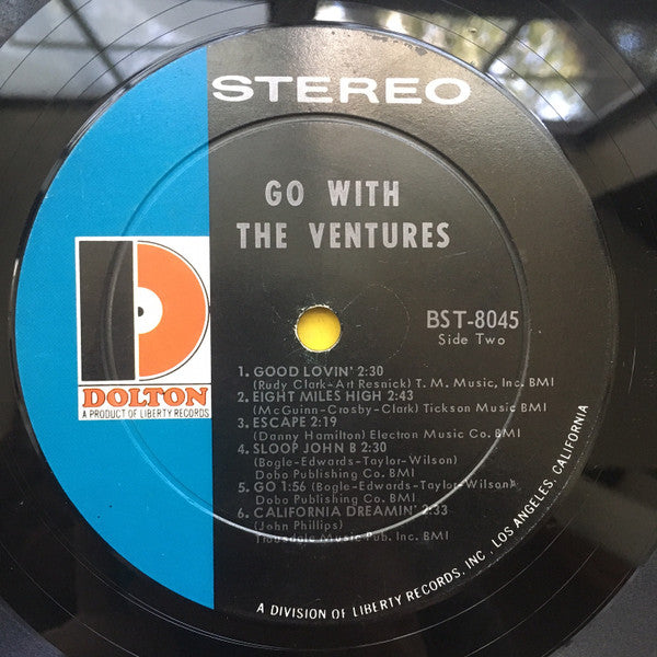 The Ventures : Go With The Ventures (LP, Album, Ind)
