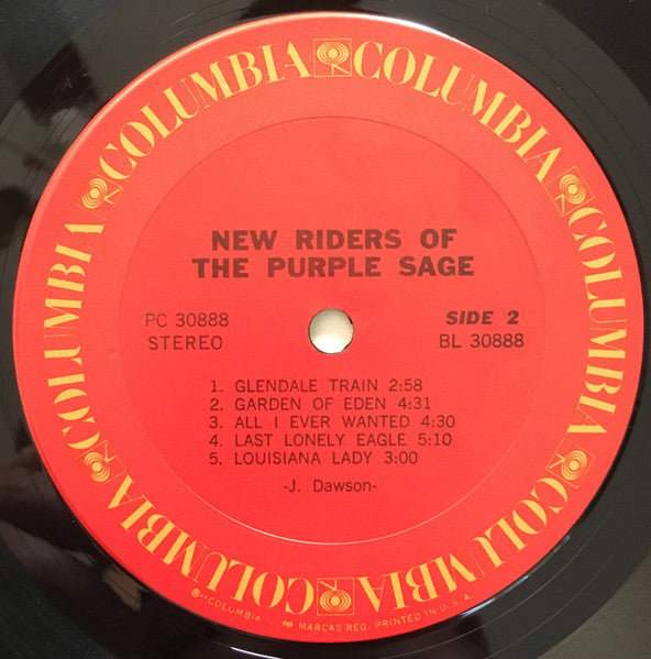 New Riders Of The Purple Sage : New Riders Of The Purple Sage (LP, Album, Ter)