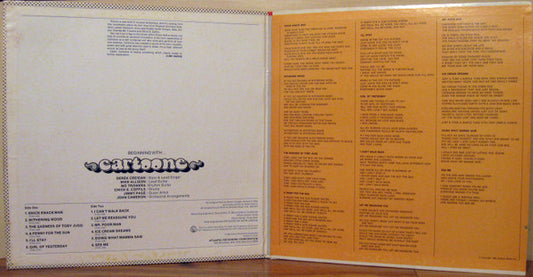 Cartoone : Cartoone (LP, Album, Pit)