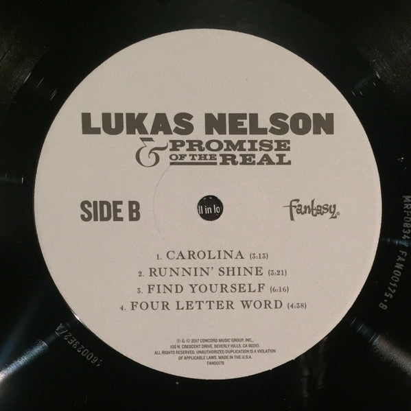 Lukas Nelson & Promise Of The Real : Lukas Nelson & Promise Of The Real (2xLP, Album)