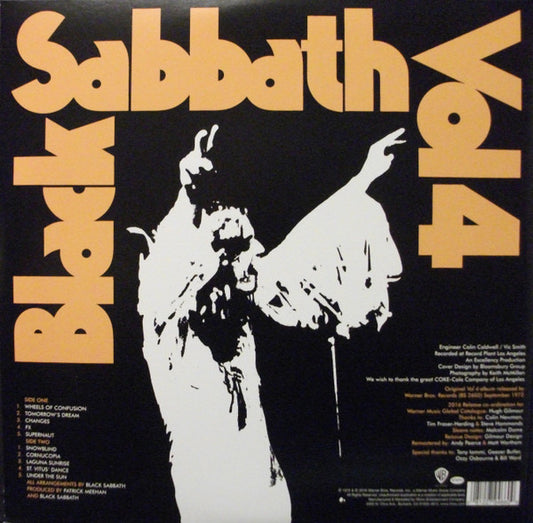 Black Sabbath : Black Sabbath Vol 4 (LP, Album, RE, RM, 180)