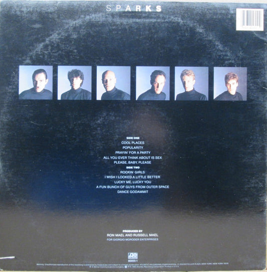 Sparks : In Outer Space (LP, Album, Spe)