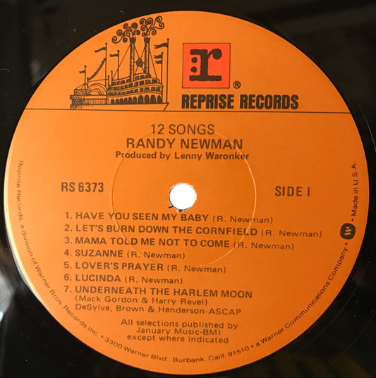Randy Newman : 12 Songs (LP, Album, RE)