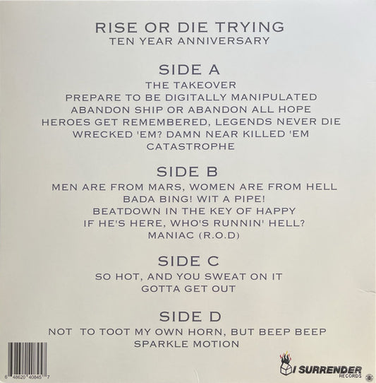 Four Year Strong : Rise Or Die Trying (Ten Year Anniversary) (LP, Album, RE, RP, Pur + 7" + Ltd)
