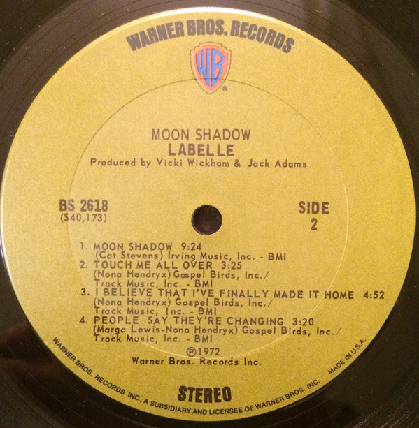 Labelle : Moon Shadow (LP, Album)