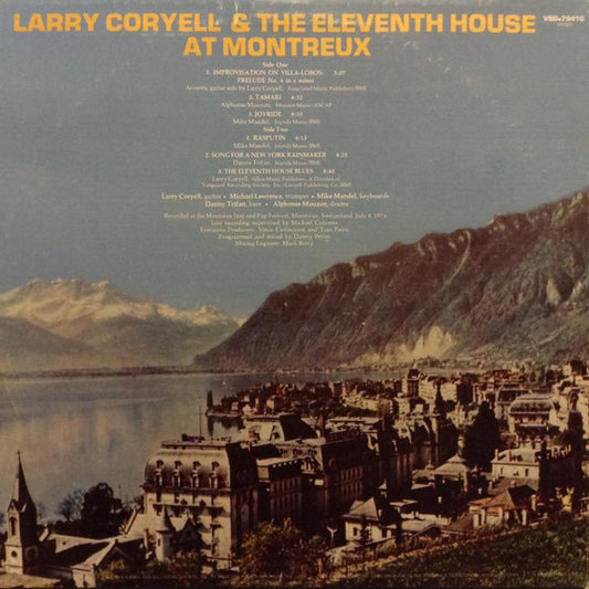 Larry Coryell & The Eleventh House : At Montreux (LP, Album)