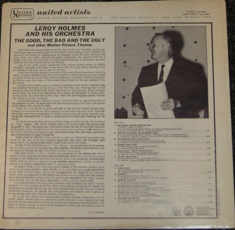 Leroy Holmes And His Orchestra* : The Good, The Bad And The Ugly And Other Motion Picture Themes (LP, Album, Mon)