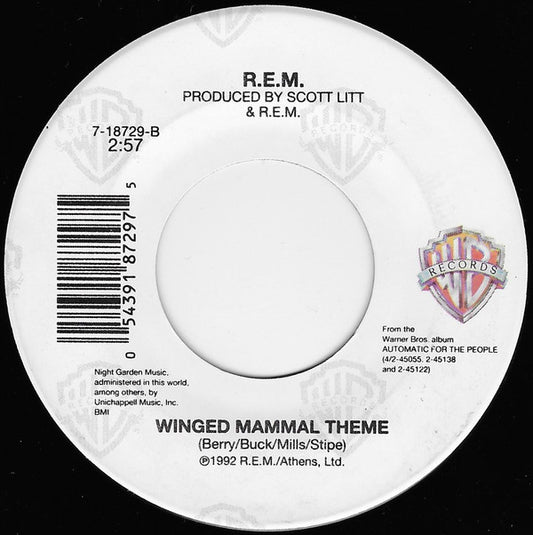 R.E.M. : Drive (7", Single)