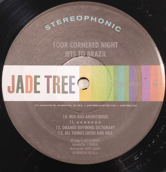 Jets To Brazil : Four Cornered Night (2xLP, Album, RE, 180)