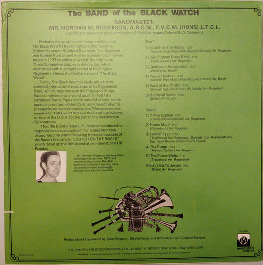 The Band Of The Black Watch : Scotch On The Rocks (LP, Album)