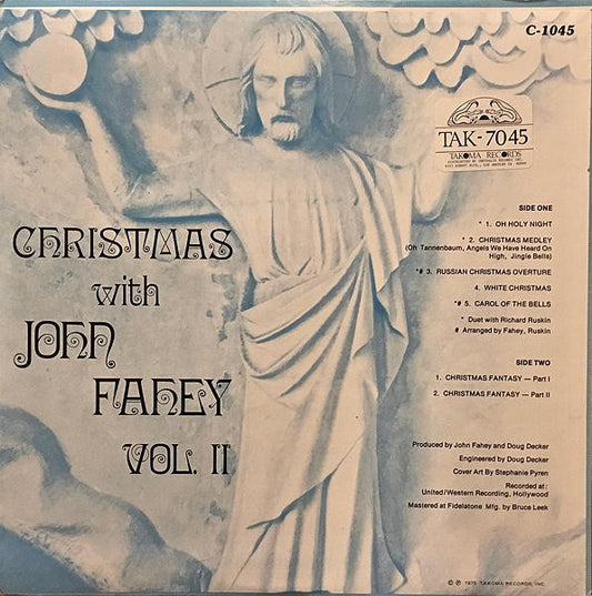 John Fahey : Christmas With John Fahey Volume II (LP, Album, RE)