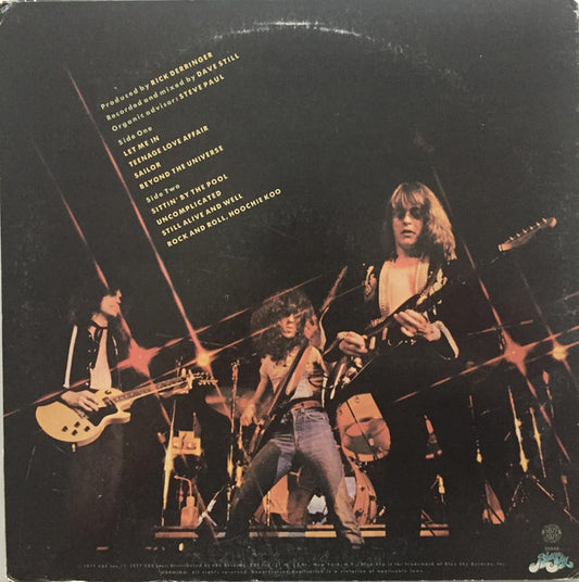 Derringer (2) : Live (LP, Album, Pit)