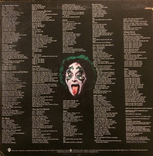 Randy Newman : Born Again (LP, Album, Jac)