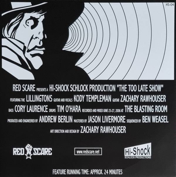 The Lillingtons : The Too Late Show (LP, Album, RE)