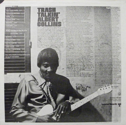 Albert Collins : Trash Talkin' (LP, Album)