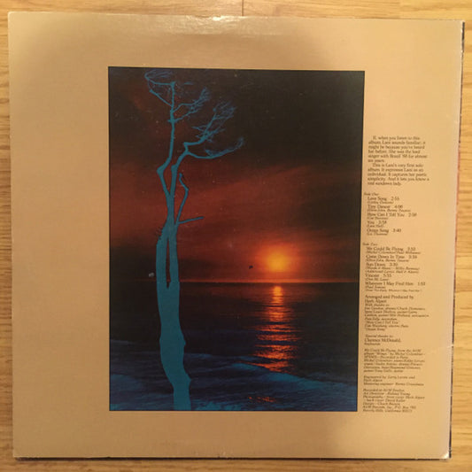 Lani Hall : Sun Down Lady (LP, Album, Pit)