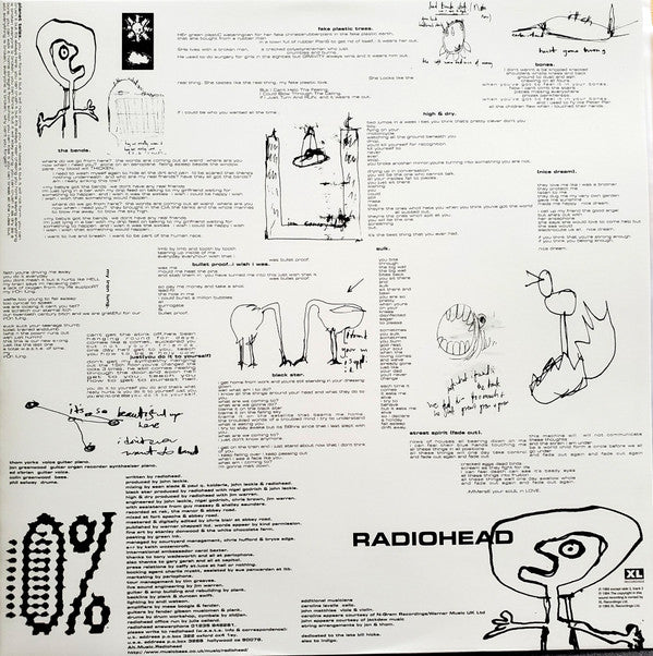 Radiohead : The Bends (LP, Album, RE, RP, 180)