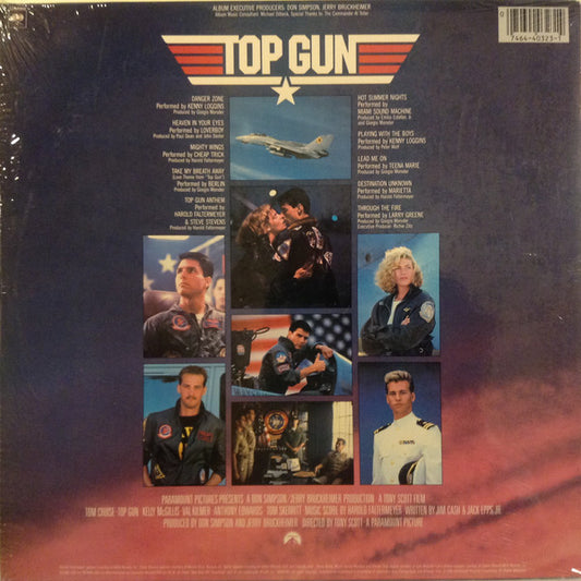 Various : Top Gun (Original Motion Picture Soundtrack) (LP, Album, Car)
