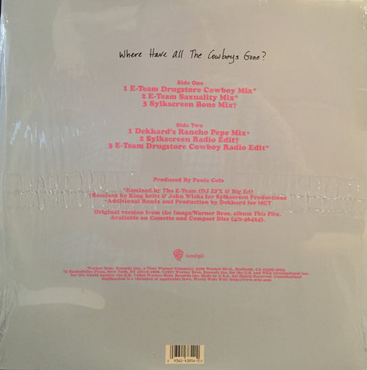 Paula Cole : Where Have All The Cowboys Gone? (12")