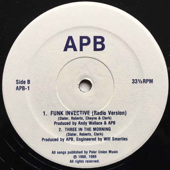 Apb (2) : Invective (12")