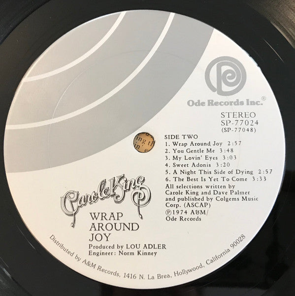 Carole King : Wrap Around Joy (LP, Album, San)
