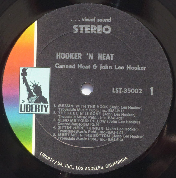 Canned Heat & John Lee Hooker : Hooker ’N Heat (2xLP, Album, Gat)
