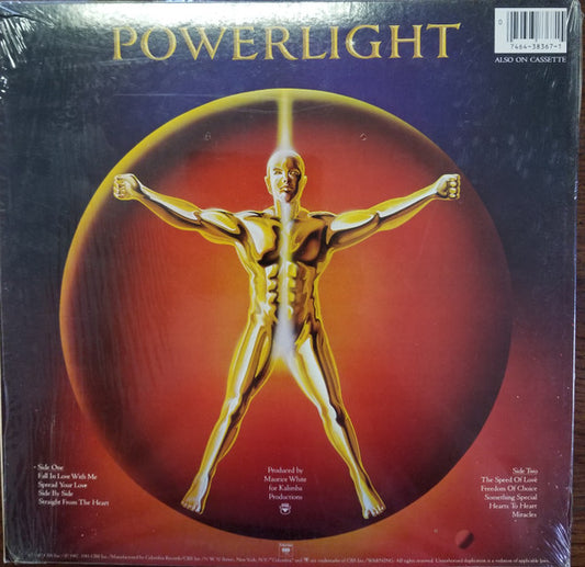 Earth Wind & Fire* : Powerlight (LP, Album, Pit)