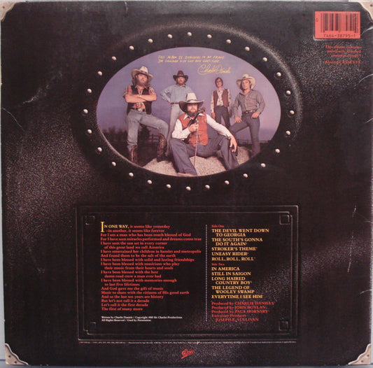 The Charlie Daniels Band : A Decade Of Hits (LP, Comp, Car)