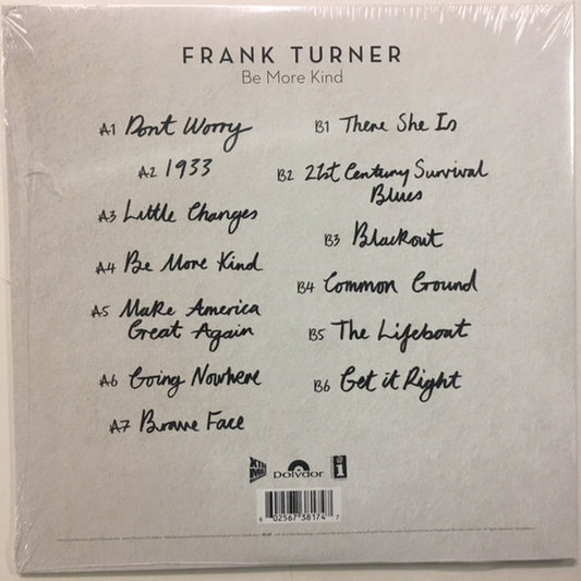Frank Turner : Be More Kind (LP, Album, 180)