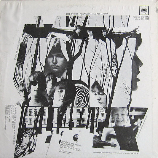 The Byrds : Younger Than Yesterday (LP, Album, RP, Pit)