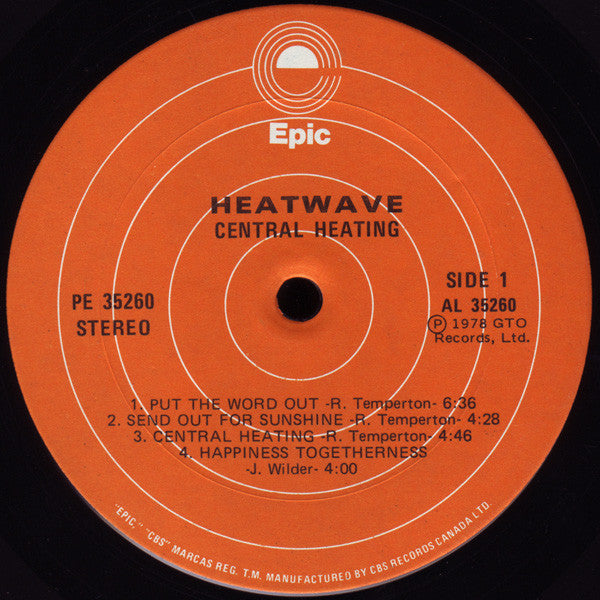 Heatwave : Central Heating (LP, Album)