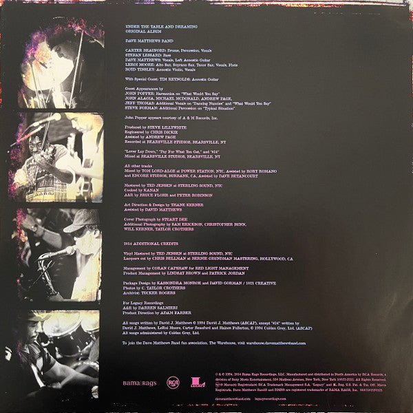 Dave Matthews Band : Under The Table And Dreaming (2xLP, Album, RM, RP, 150)