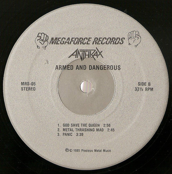 Anthrax : Armed And Dangerous (12", EP, Tra)