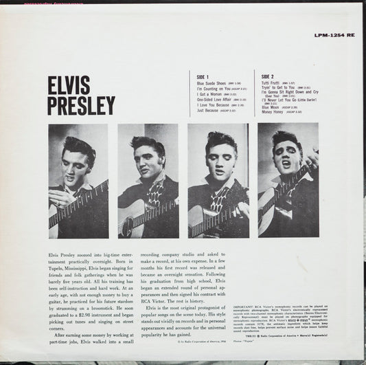 Elvis Presley : Elvis Presley (LP, Album, Mono, RE, Roc)