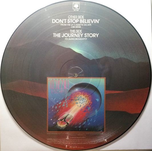 Journey : Don't Stop Believin' / The Journey Story (An Audio Biography) (12", Pic)