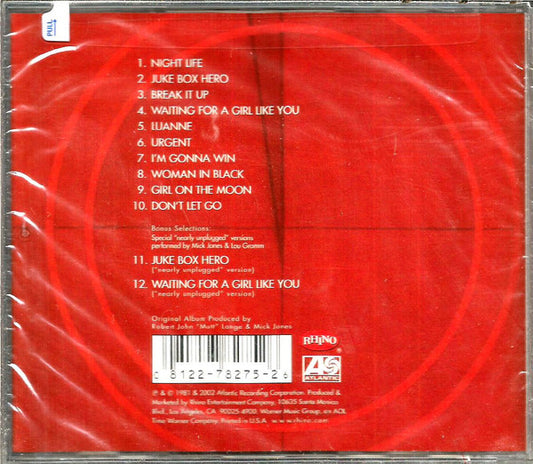 Foreigner : 4 (CD, Album, RE, RM, WEA)