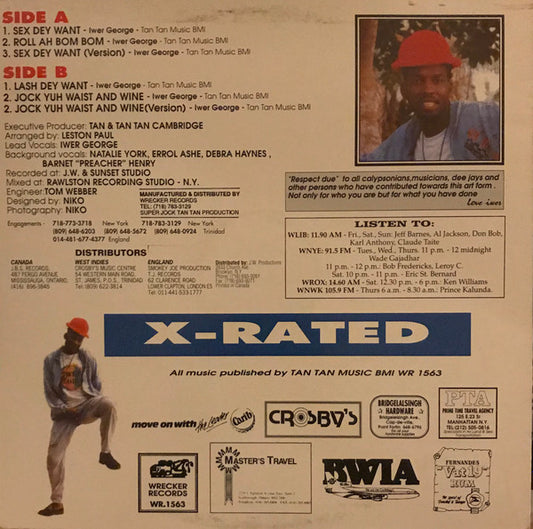 Iwer George : X-Rated (LP)