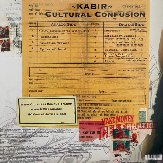 Kabir : Cultural Confusion (LP, Album)