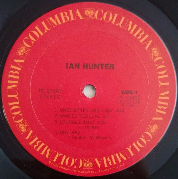 Ian Hunter : Ian Hunter (LP, Album, Pit)